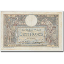 França, 100 Francs, Luc Olivier Merson, 1925, 1925-10-06, VF(30-35)