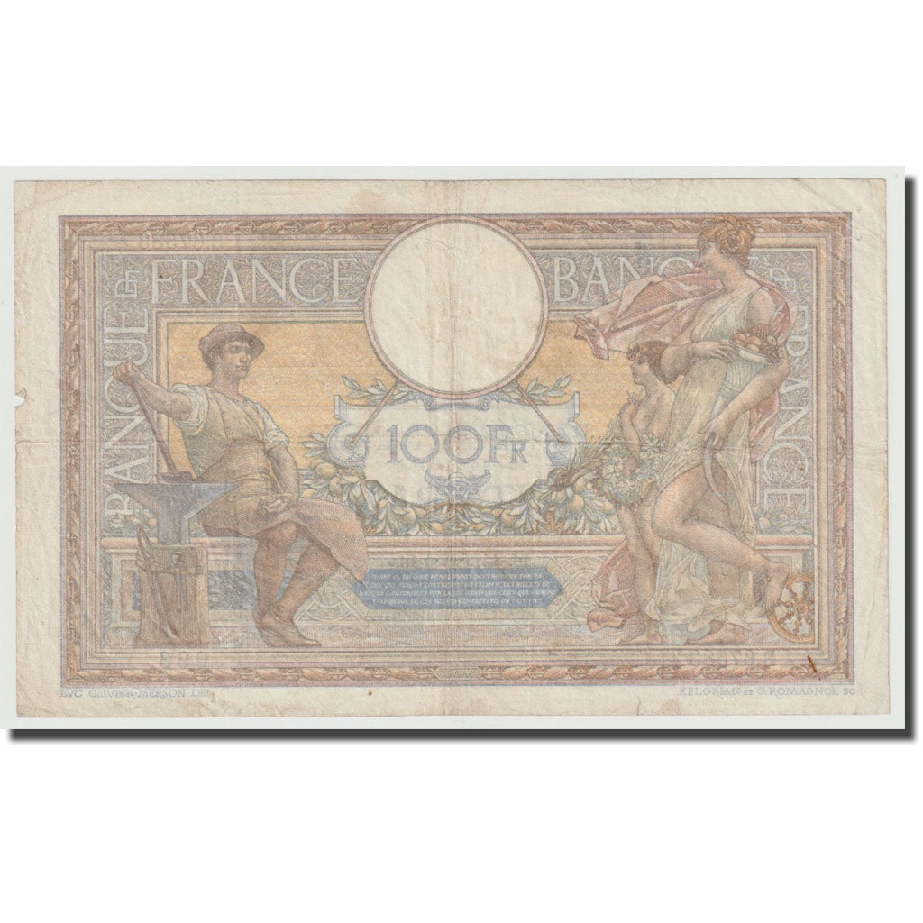 Francia, 100 Francs, Luc Olivier Merson, 1939, 1939-09-14, MB+, Fayette:25.49