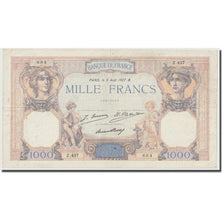 France, 1000 Francs, Minerve et Hercule, 1927, 1927-08-05, EF(40-45)