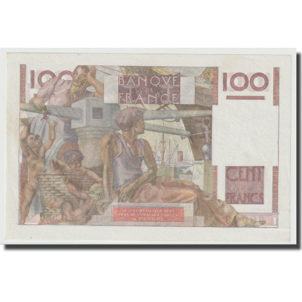 Frankrijk, 100 Francs, Jeune Paysan, 1949, 1949-04-07, NIEUW, Fayette:28.23