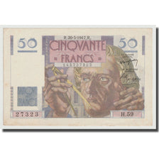 France, 50 Francs, Le Verrier, 1947, 1947-03-20, AU(50-53), Fayette:20.7