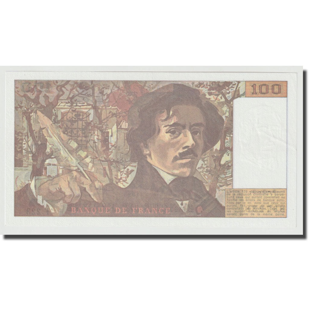 Frankreich, 100 Francs, Delacroix, 1993, UNZ, Fayette:69bis.7, KM:154g
