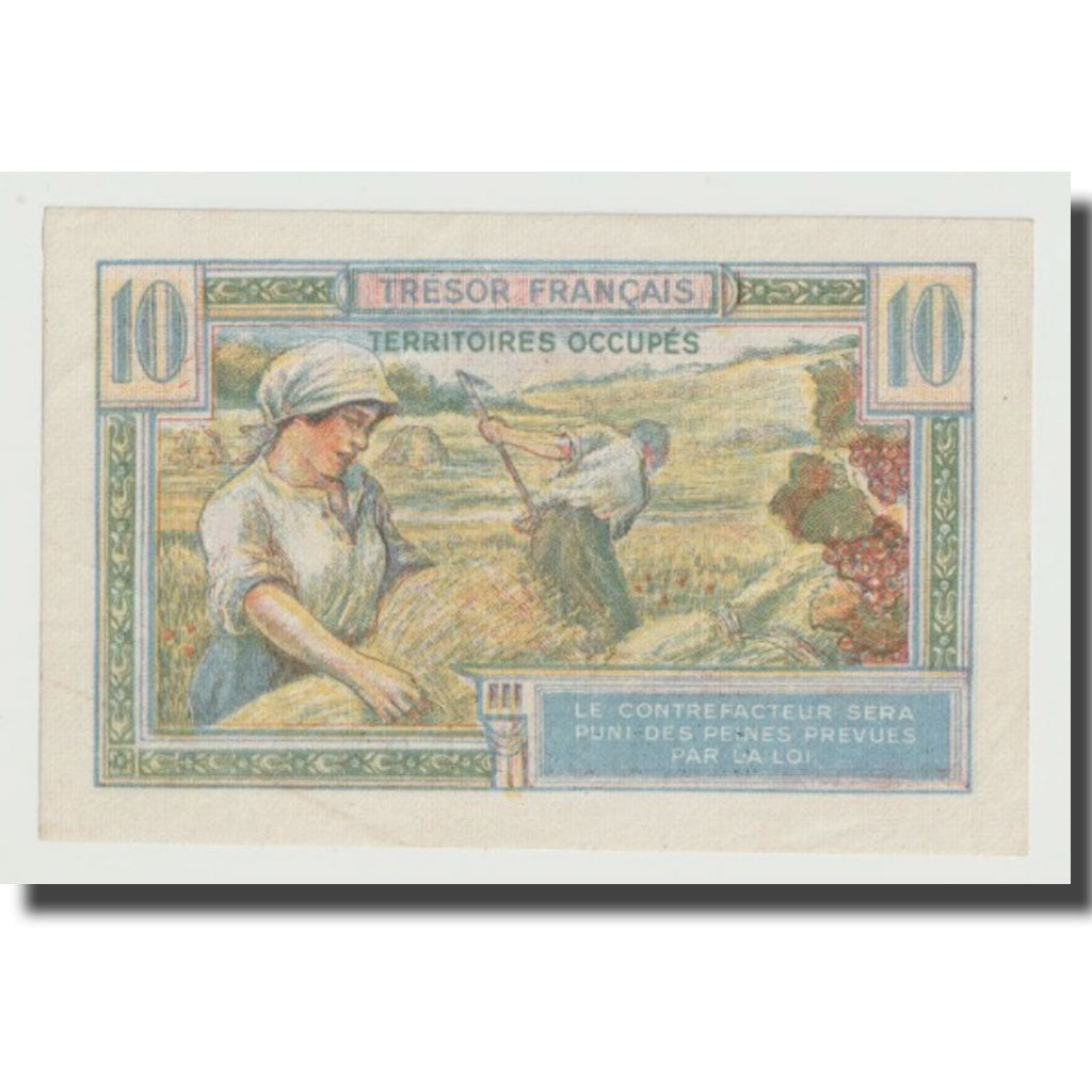 Frankrijk, 10 Francs, 1947 French Treasury, Undated (1947), SUP+