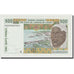 Banknote, West African States, 500 Francs, 1991-2002, KM:410Dd, UNC(63)