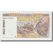 Banknote, West African States, 1000 Francs, 1991-2003, KM:111Ai, UNC(65-70)