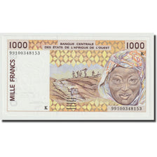 Banknote, West African States, 1000 Francs, 1991-2002, KM:711Ki, UNC(65-70)
