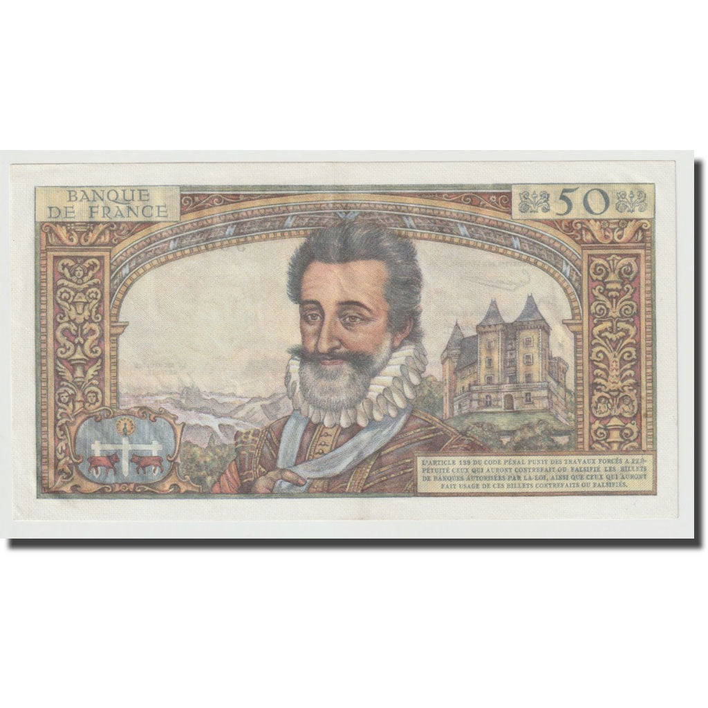 Francia, 50 Nouveaux Francs, Henri IV, 1959, 1959-09-03, SC, Fayette:58.3