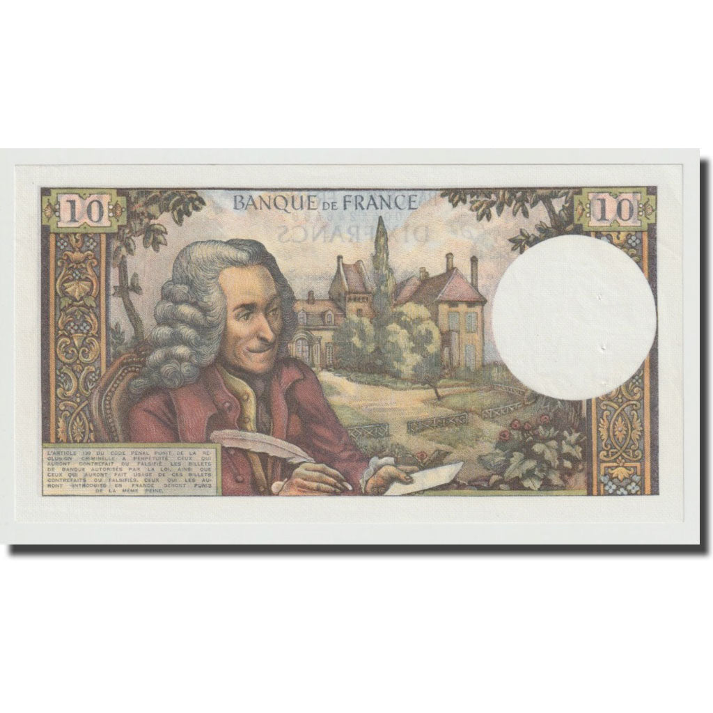 Frankreich, 10 Francs, Voltaire, 1963, 1963-07-11, UNZ, Fayette:62.03, KM:147a