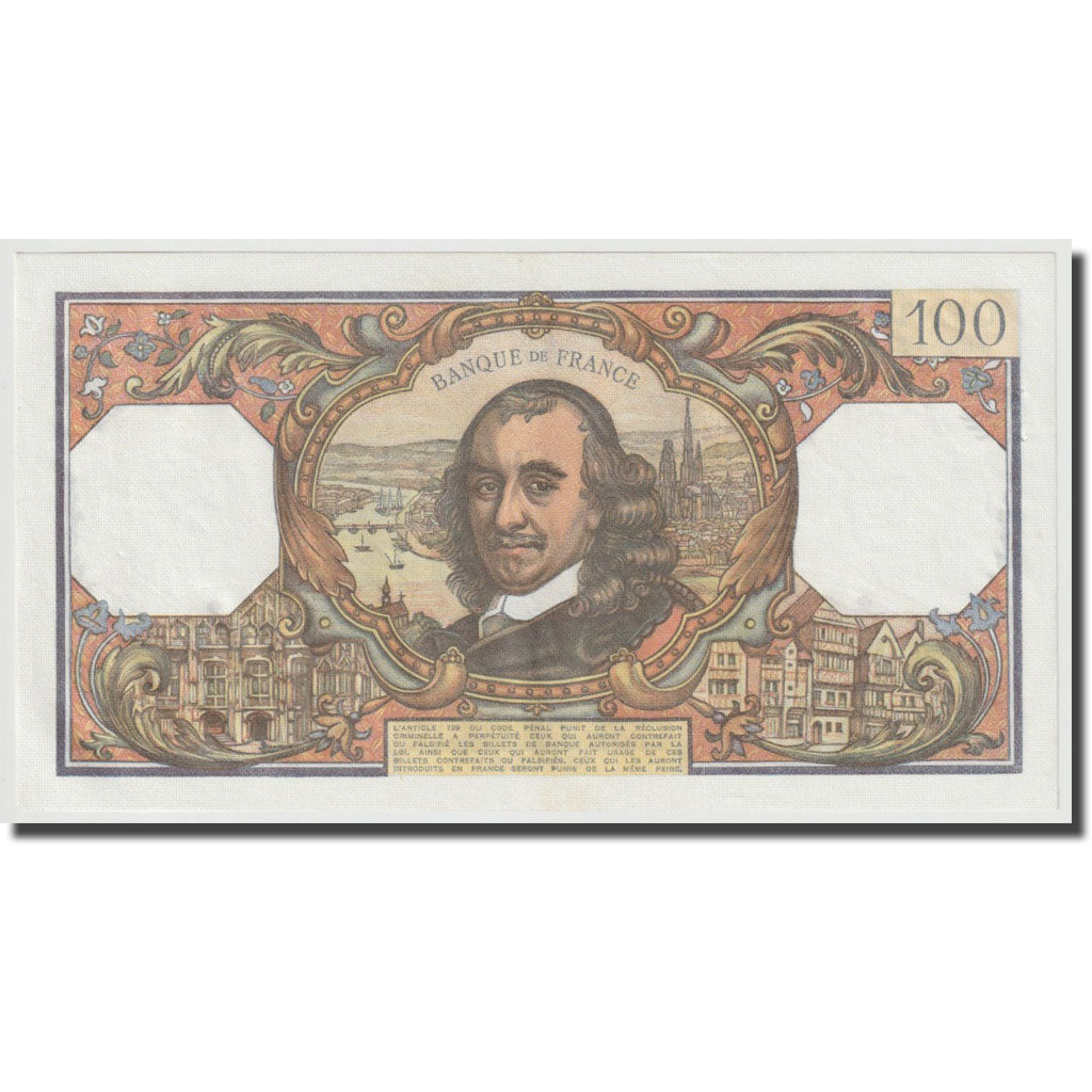 France, 100 Francs, Corneille, 1968, 1968-09-05, NEUF, Fayette:65.23, KM:149c