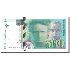 Frankreich, 500 Francs, Pierre et Marie Curie, 1996, UNZ, Fayette:76.3, KM:160b