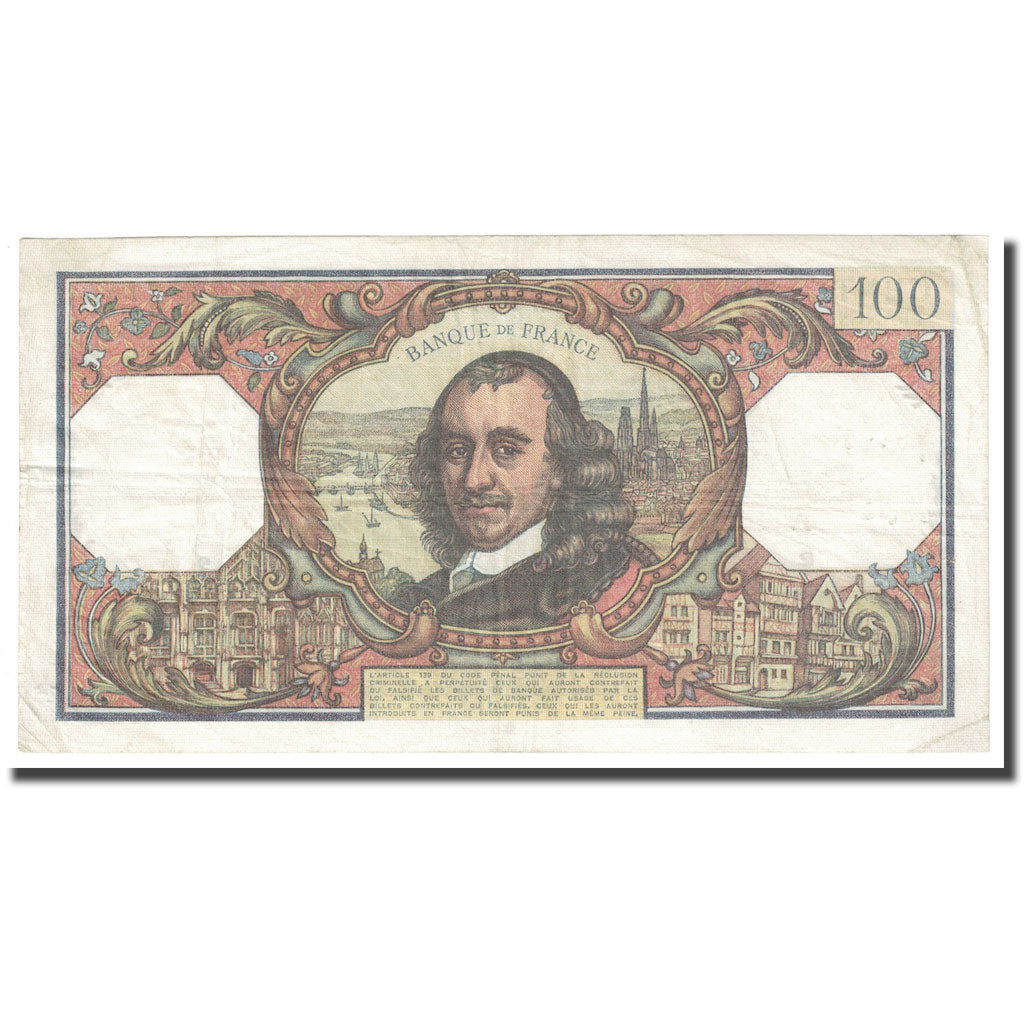 France, 100 Francs, Corneille, 1971, 1971-04-01, EF(40-45), Fayette:65.35