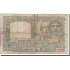 France, 20 Francs, Science et Travail, 1940, 1940-12-05, F(12-15)