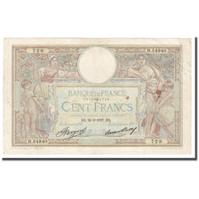 France, 100 Francs, Luc Olivier Merson, 1937, 1937-06-24, VF(30-35)