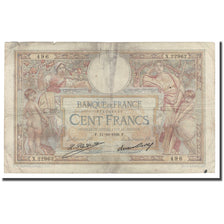 França, 100 Francs, Luc Olivier Merson, 1928, 1928-10-11, VF(20-25)