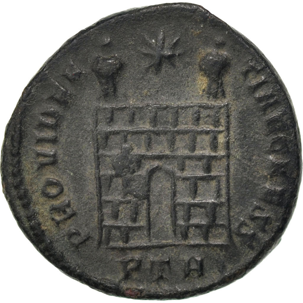 Constantius II, Nummus, Trier, AU(55-58), Copper, Cohen #167, 3.40