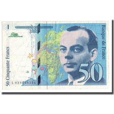 Frankreich, 50 Francs, St Exupéry, 1997, SS+, Fayette:73.4, KM:157Ad
