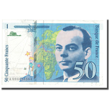 France, 50 Francs, St Exupéry, 1992, EF(40-45), Fayette:72.01aA, KM:157a