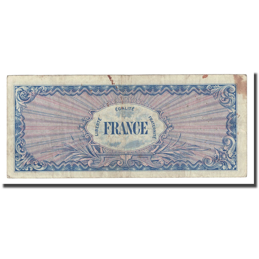 França, 100 Francs, 1947 French Treasury, 1945, VF(30-35), Fayette:VF25.4