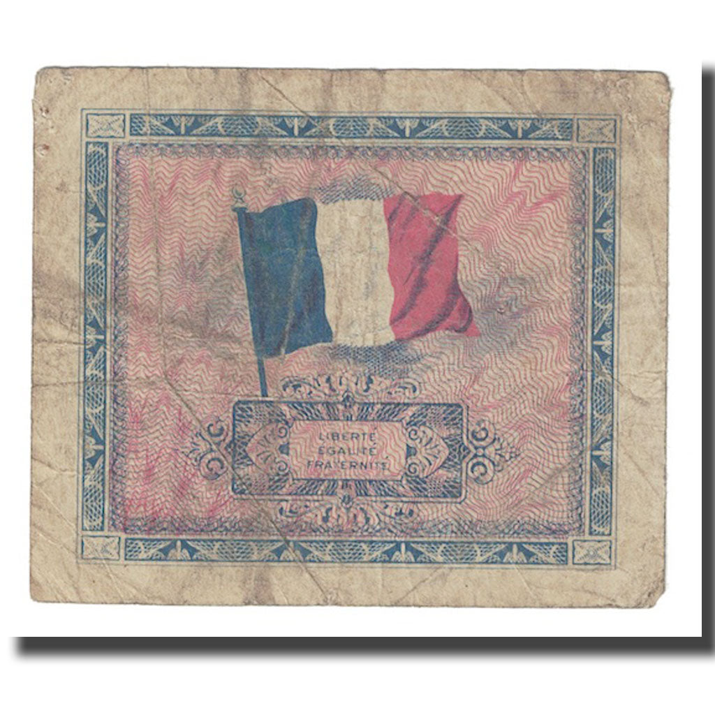 France, 10 Francs, Drapeau/France, 1944, B, Fayette:VF18.01, KM:116a