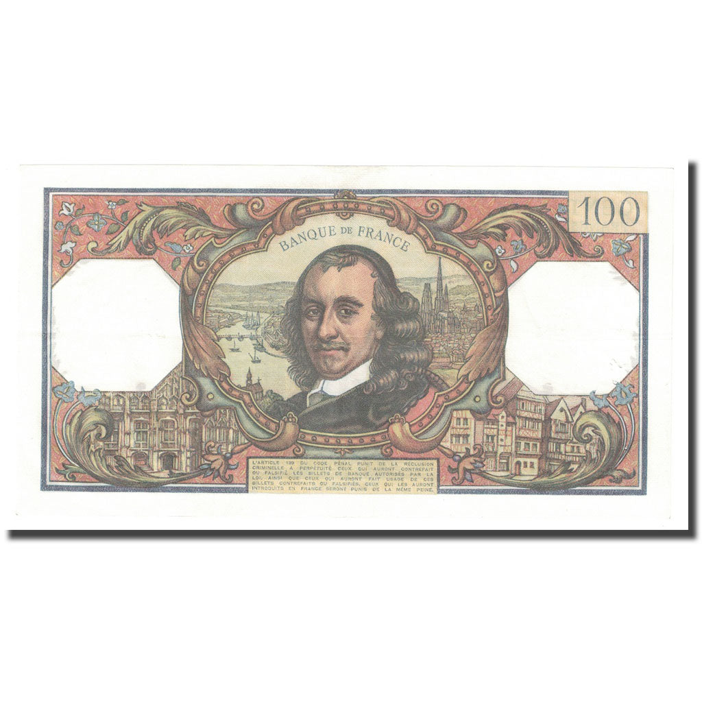 Francia, 100 Francs, Corneille, 1969, 1969-11-06, SPL, Fayette:65.28, KM:149c