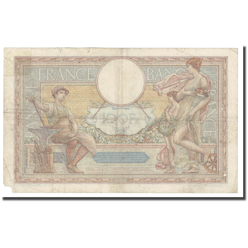 France, 100 Francs, Luc Olivier Merson, 1933, 1933-03-23, VF(30-35)