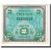 França, 2 Francs, Flag/France, 1944, AU(50-53), Fayette:VF16.1, KM:114a