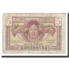 France, 5 Francs, 1947 French Treasury, 1947, VF(20-25), Fayette:VF29.1, KM:M6a