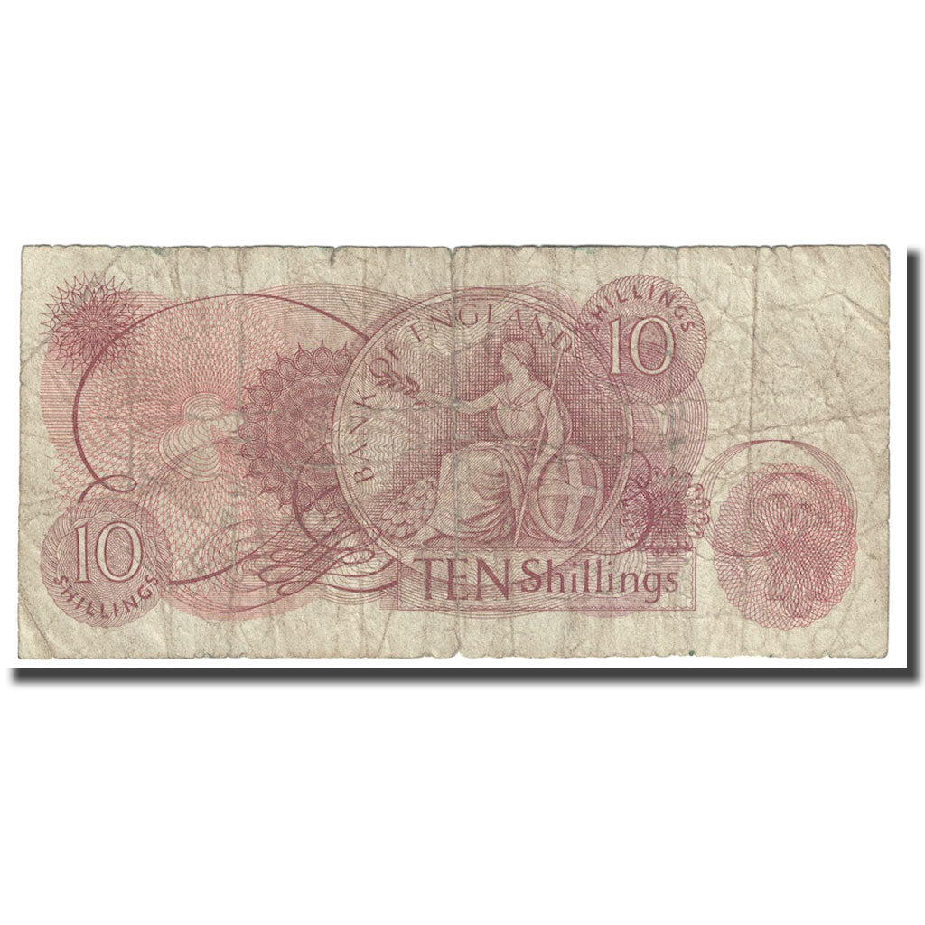 Banknote, Great Britain, 10 Shillings, Undated (1961-70), KM:373a, VG(8-10)