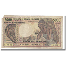 Banknote, Equatorial Guinea, 5000 Francos, 1985, 1985-01-01, KM:22a, VF(20-25)