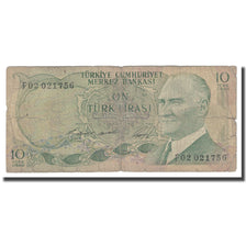Banknote, Turkey, 10 Lira, L.1930, KM:180, VG(8-10)