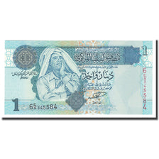 Banconote, Libia, 1 Dinar, 2004, KM:68a, SPL