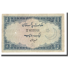 Banknote, Pakistan, 1 Rupee, Undated (1953-63), KM:9, VF(20-25)