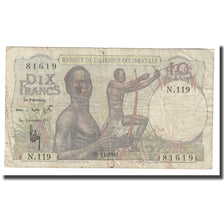 Geldschein, French West Africa, 10 Francs, 1952, 1952-12-19, KM:37, S