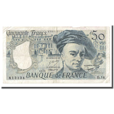 France, 50 Francs, Quentin de La Tour, 1979, TB+, Fayette:67.4, KM:152a