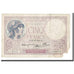 Francja, 5 Francs, Violet, 1940, 1940-12-26, VG(8-10), Fayette:04.18, KM:83