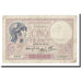 France, 5 Francs, Violet, 1939, 1939-10-26, VF(30-35), Fayette:4.13, KM:83