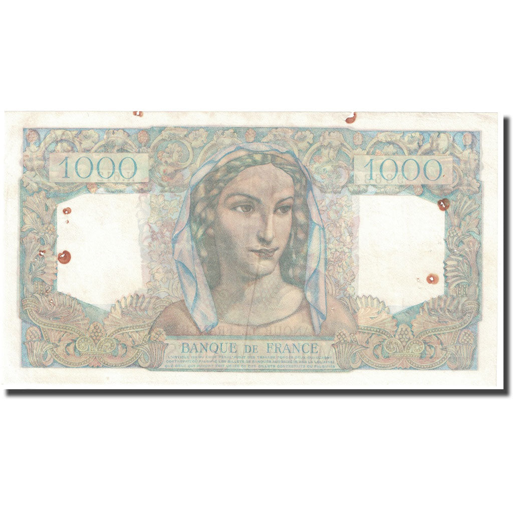 Francia, 1000 Francs, Minerve et Hercule, 1949, 1949-11-03, BB, Fayette:41.29