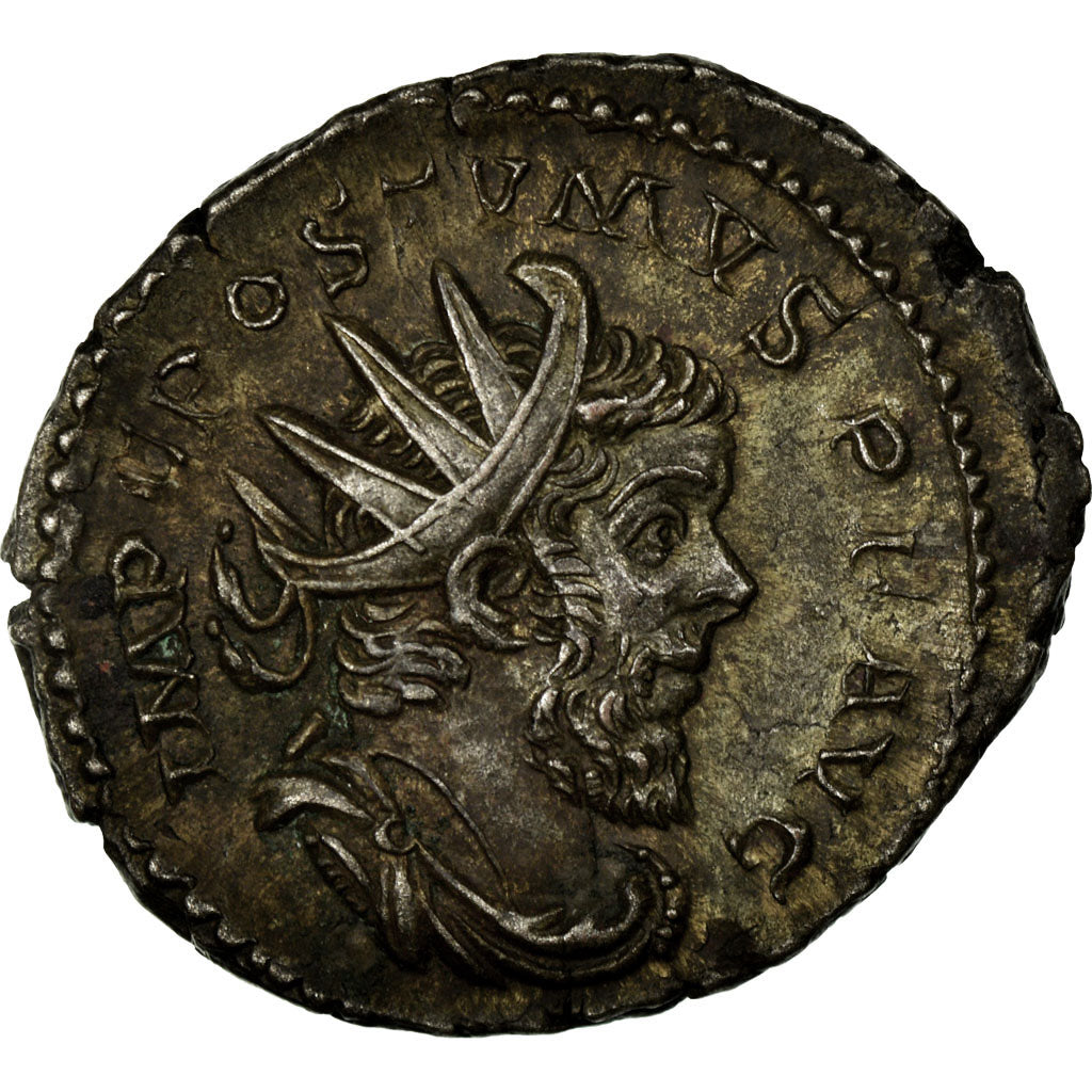 Coin, Postumus, Antoninianus, 260-269, Trier or Cologne, AU(50-53), Billon