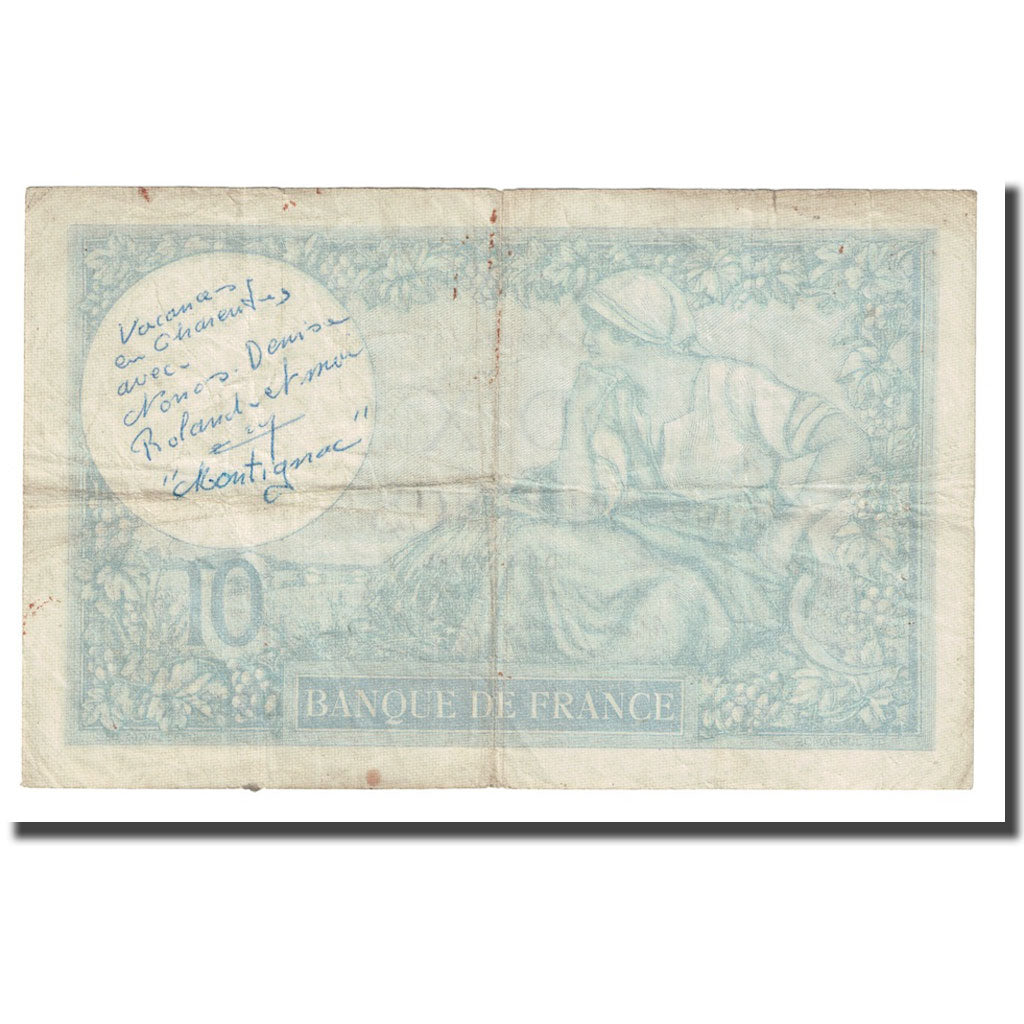 Francia, 10 Francs, Minerve, 1939, 1939-04-06, MBC, Fayette:7.2, KM:84