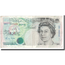 Banknote, Great Britain, 5 Pounds, 1990-1992, KM:382a, EF(40-45)