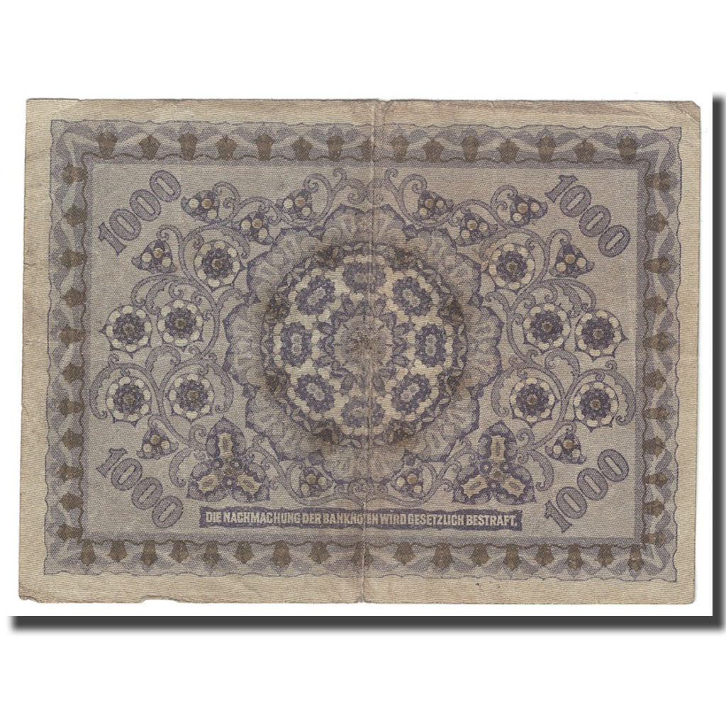 Banknote, Austria, 1000 Kronen, 1922, 1922-01-02, KM:78, VF(30-35)