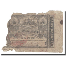 Banknote, Haiti, 2 Gourdes, L.1827, KM:42, AG(1-3)