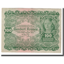 Banknote, Austria, 100 Kronen, 1922, 1922-01-02, KM:77, AU(50-53)