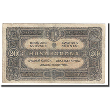 Biljet, Hongarije, 20 Korona, 1920, 1920-01-01, KM:61, TB+
