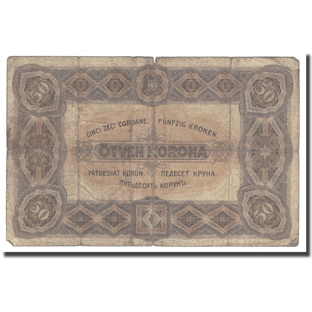 Banknote, Hungary, 50 Korona, 1920, 1920-01-01, KM:62, VF(20-25)