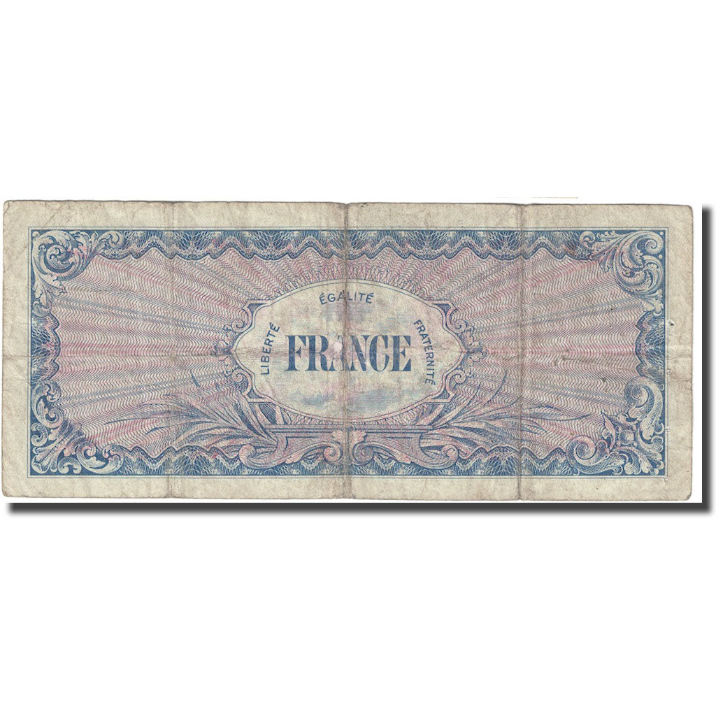 França, 50 Francs, Flag/France, 1944, VF(20-25), Fayette:24.1, KM:122a