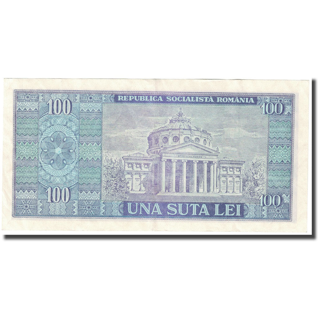 Geldschein, Rumänien, 100 Lei, 1966, KM:97a, UNZ-