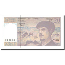 Francia, 20 Francs, Debussy, 1997, UNC, Fayette:66ter.02A62, KM:151i