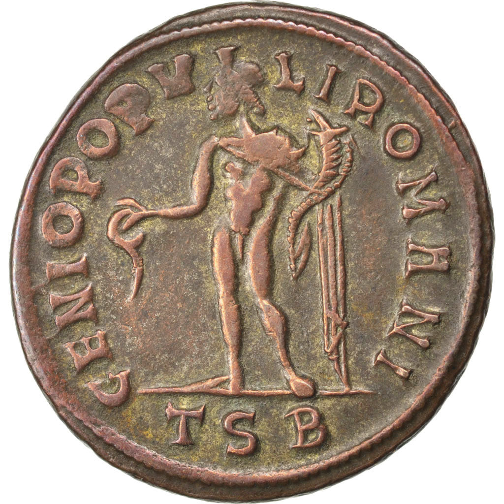 Diocletian, Follis, Thessalonica, AU(55-58), Copper, Cohen #106, 9.30