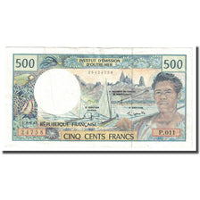 Banknote, French Pacific Territories, 500 Francs, 1992, Undated (1992), KM:1b